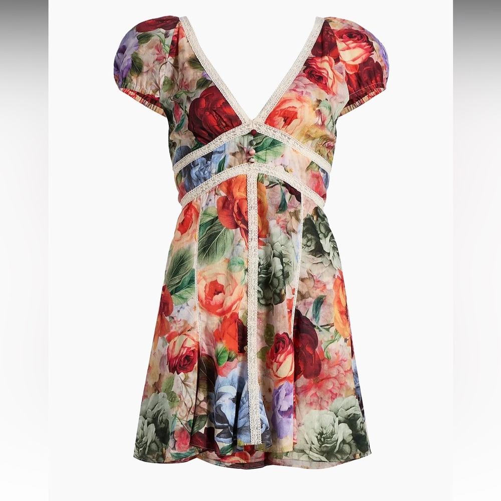NWT alice + olivia dress in Storm Floral - Picture 3 of 9